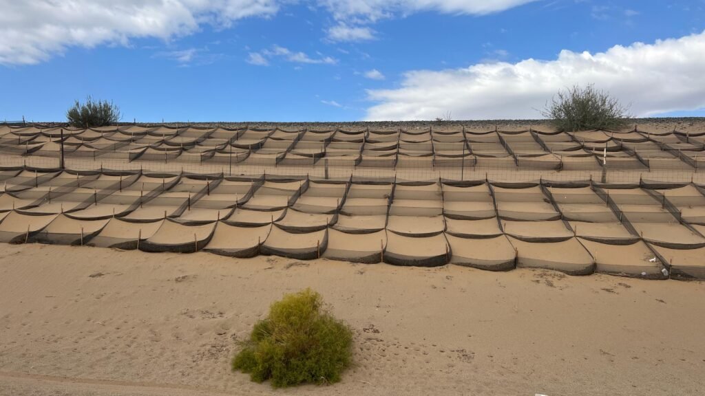 Sand Riser Net Sand Barriers Net for Wind & Sand Control | Young Shade Sail