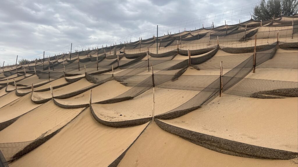 Sand Riser Net Sand Barriers Net for Wind & Sand Control | Young Shade Sail