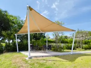 shade sail installation