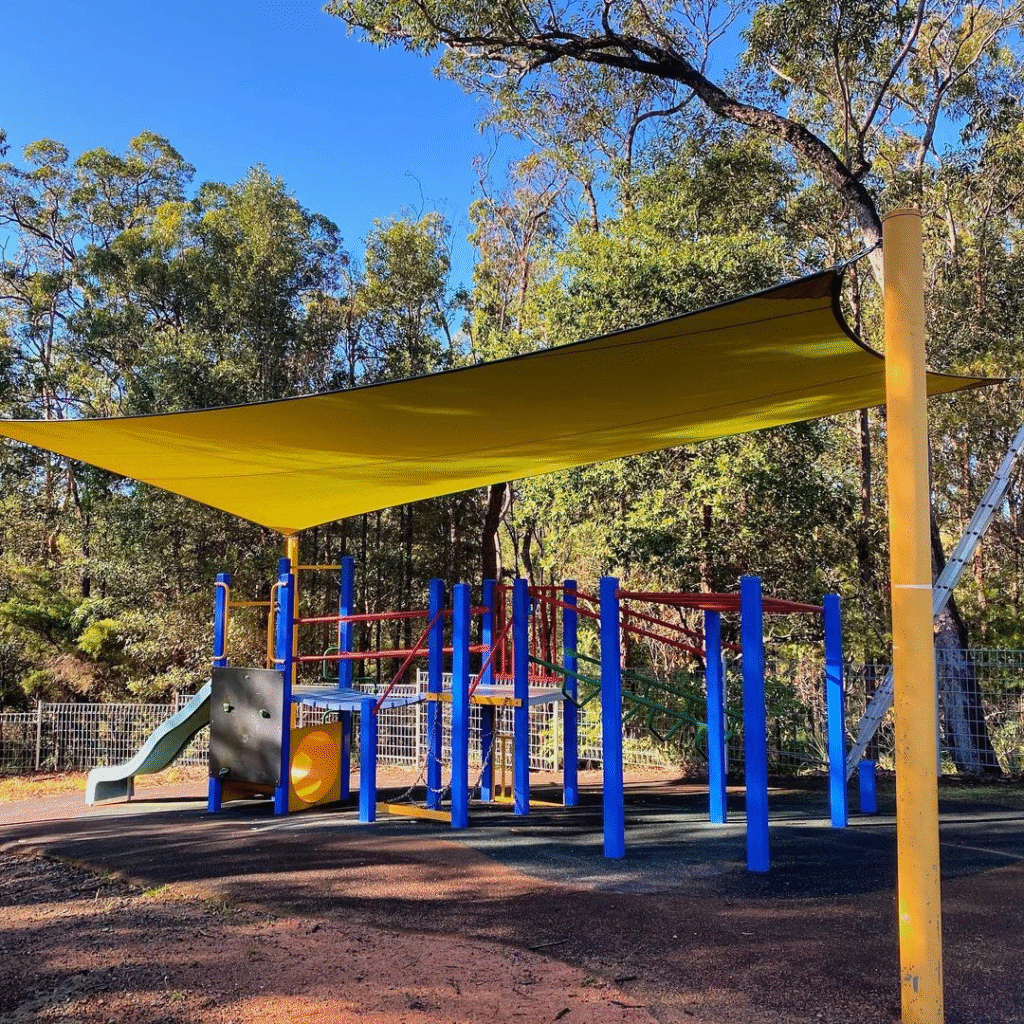 shade sail for children play zones