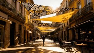 printed shade fabric