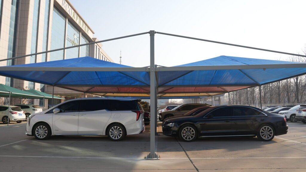 Youngshadesail HDPE car parking shade sail
