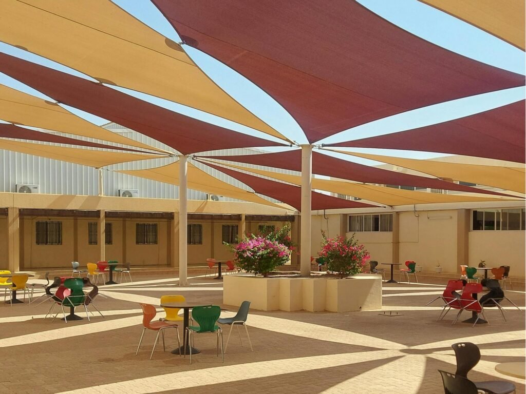 shade sails for outdoor space