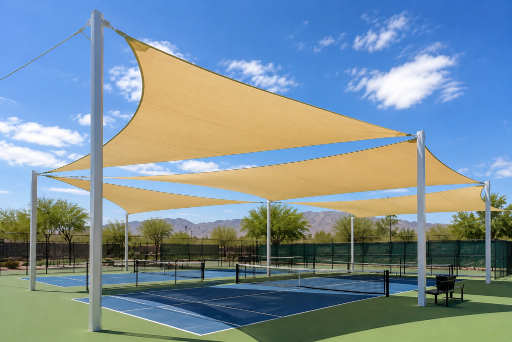 shade sails for court shade