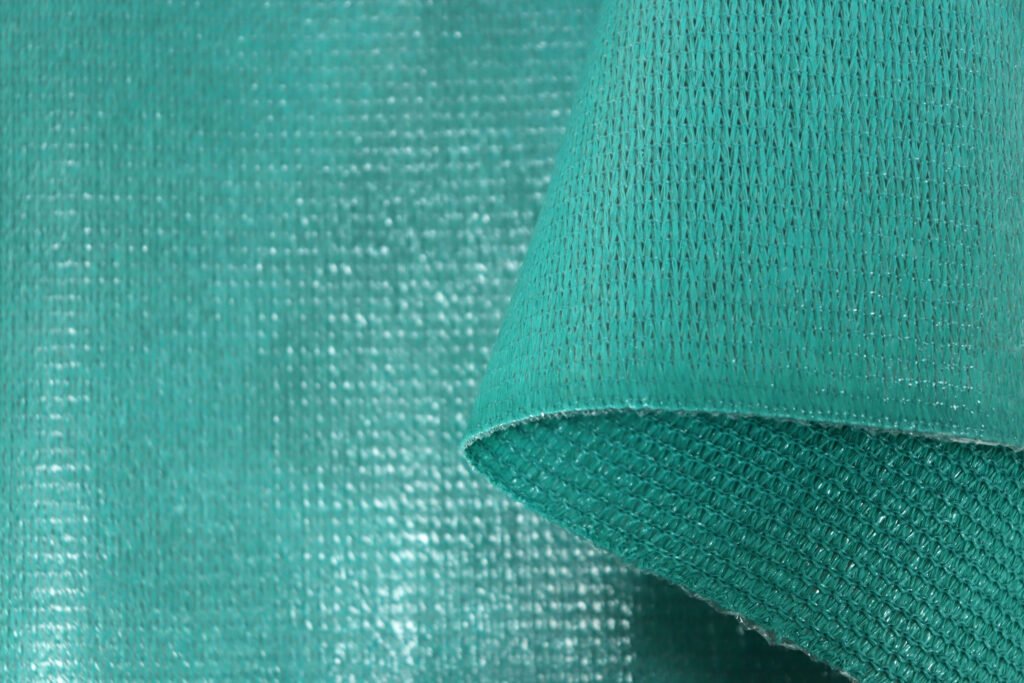 Trquoise Dark Green HDPE waterproof shade fabric,15 years Warranty