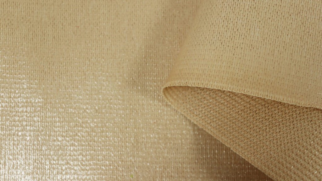 Light Brown HDPE waterproof shade fabric,15 years Warranty